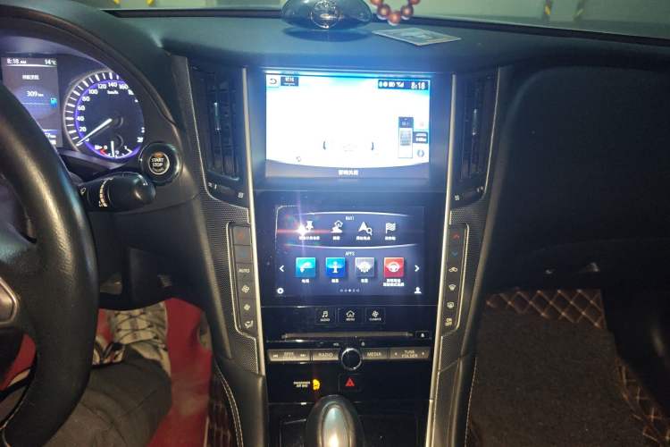 Used Infiniti Q50L 2015 2.0T Enjoyment Edition Audio And AC Panel