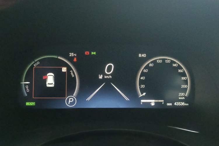 Used Toyota Crown Kluger 2021 2.5L HEV Four-Wheel Drive Premium Edition Instrument Cluster