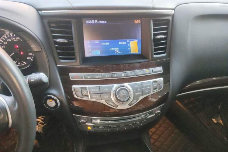 Used Infiniti QX60 2018 2.5 S/C Hybrid Two-Wheel-Drive Excellence Edition China VI Standard Audio And AC Panel