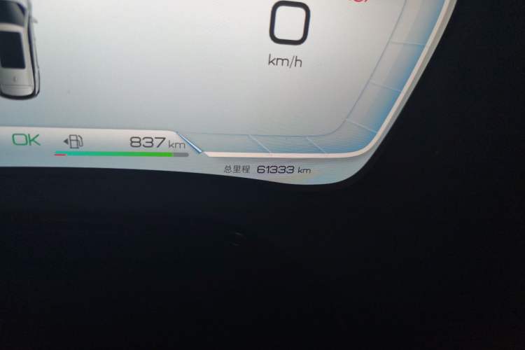 Used BYD Tang New Energy 2023 DM-i Champion Edition 112KM Prestige Model Odometer Close Up