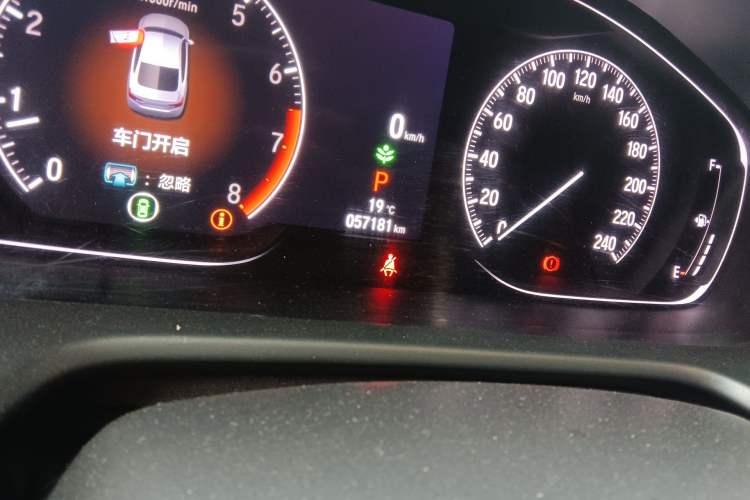 Used Honda Accord 2022 260TURBO Phantom Night · Prestige Edition Odometer Close Up