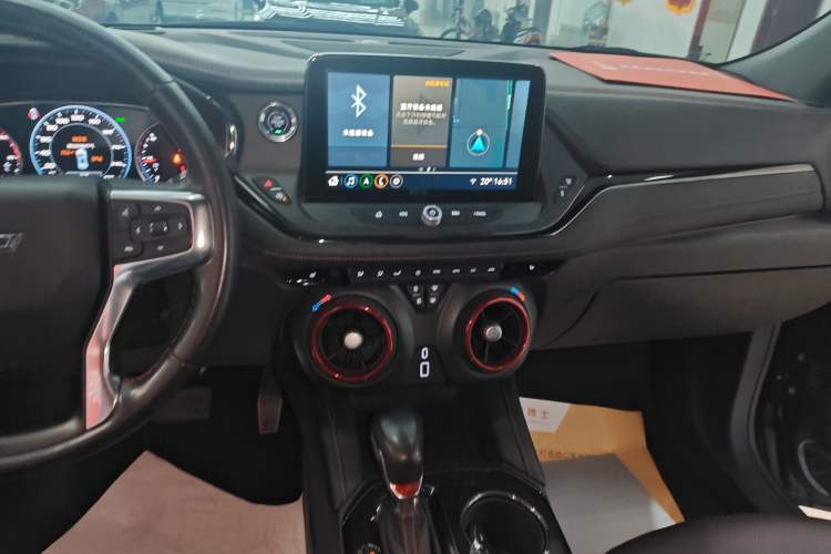 Used Chevrolet Blazer 2022 Mild Hybrid 650T RS Four-Wheel Drive 5-Seater Hardcore Version Audio And AC Panel