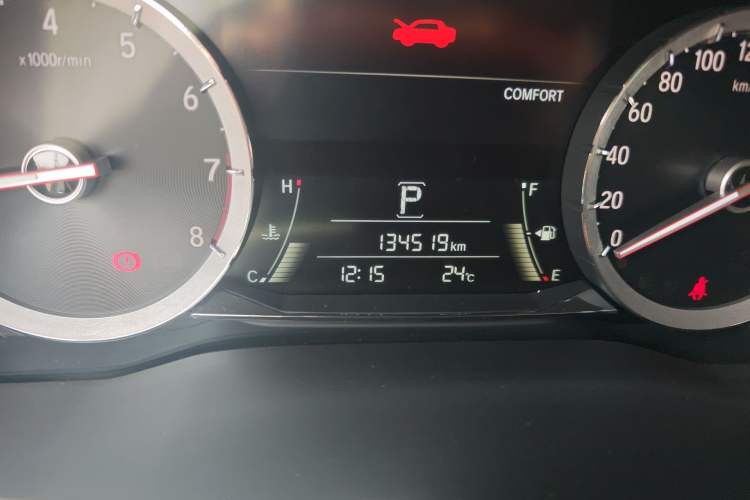 Used Honda UR-V 2017 370TURBO Four-Wheel Drive Prestige Edition China V Odometer Close Up