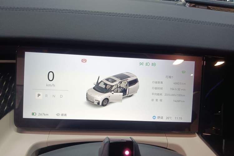 Used Zeekr 009 2024 Six-Seat Executive Version 4WD 108 kWh Instrument Cluster