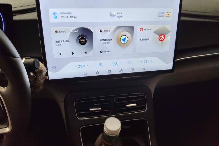 Used BYD Qin PLUS 2024 Honor Edition EV 510KM Beyond Model Audio And AC Panel