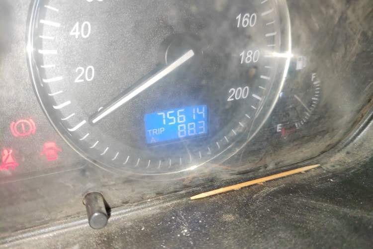 Used BAIC Changhe M50S 2015 1.4L Restyled Business Class (Leaf Spring) K14B Odometer Close Up