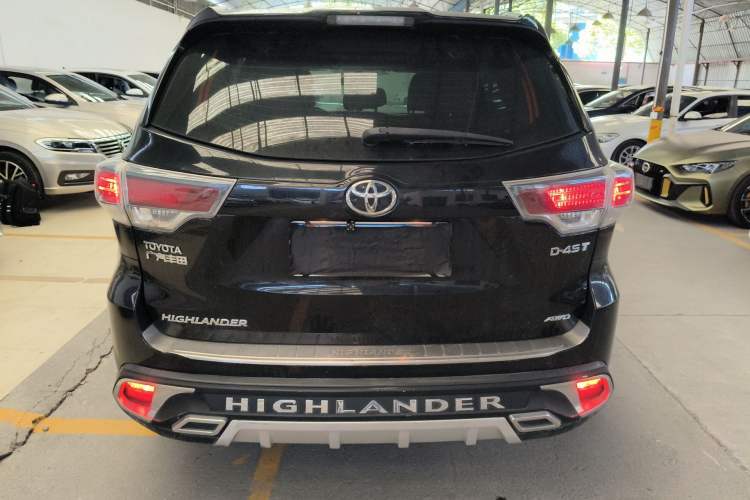 Used Toyota Highlander 2015 2.0T Four-Wheel Drive Elite Edition 7-Seater Rear