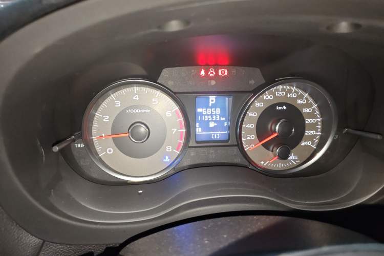 Used Subaru Forester 2013 2.5i Automatic Elite Edition Odometer Close Up