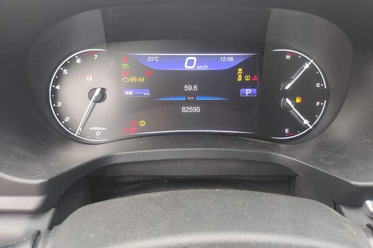 Used BAIC Beijing U7 2019 1.5T CVT Elite Version China VI Odometer Close Up