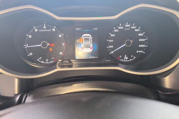 Used Geely Auto Emgrand GS 2019 1.4T Manual Ya Odometer Close Up