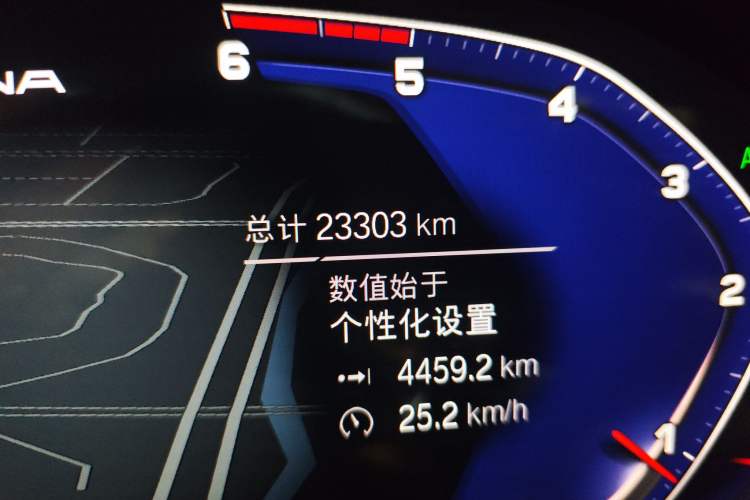 Used BMW 3 Series 2021 Facelifted 325Li M Sport Night Edition Package Odometer Close Up