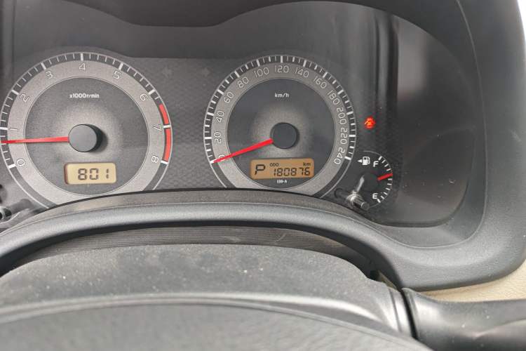 Used Toyota Corolla 2011 1.6L Automatic GL Odometer Close Up