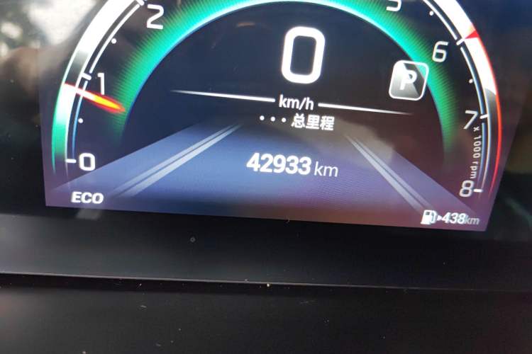 Used GAC Trumpchi M6 2023 PRO 270T DCT Luxury Edition Odometer Close Up
