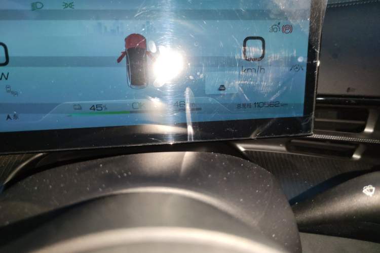 Used BYD Seal 2022 550 km Standard Range Rear-Wheel Drive Elite Version Odometer Close Up