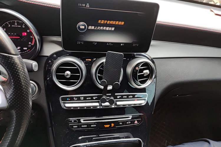 Used Mercedes-Benz GLC Coupe AMG 2017 AMG GLC 43 4MATIC Coupe SUV Audio And AC Panel