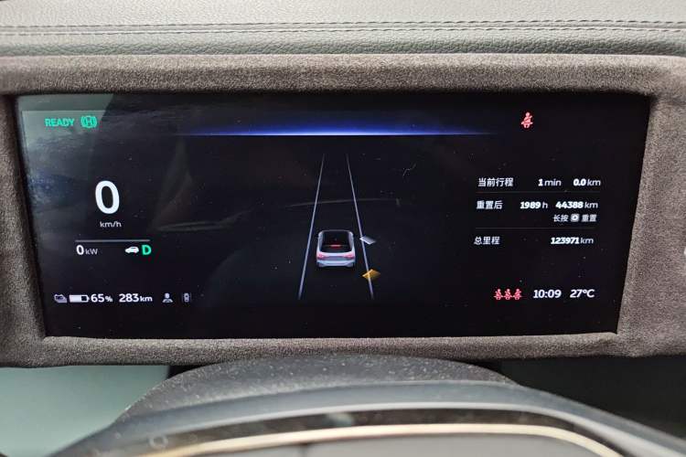 Used Nio ES6 2020 430KM Performance Version Odometer Close Up