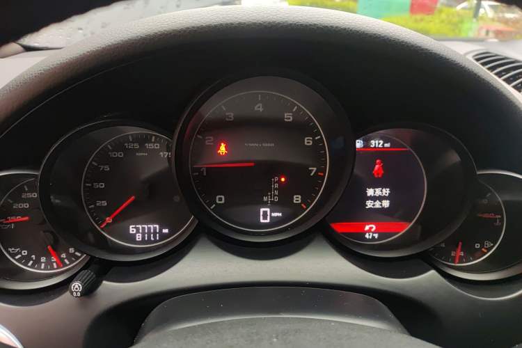 Used Porsche Cayenne 2013 3.6L automatic transmission U.S. specification Instrument Cluster