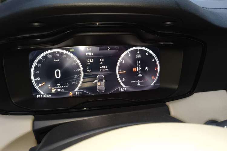 Used Lynk & Co 01 2017 2.0T Two-Wheel Drive Zhaopu Version Instrument Cluster