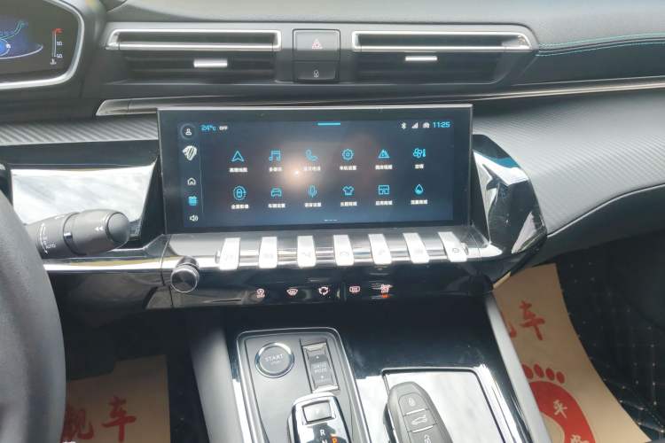 Used Peugeot 508 2023 508L 400THP Driving Control Flagship Edition Audio And AC Panel