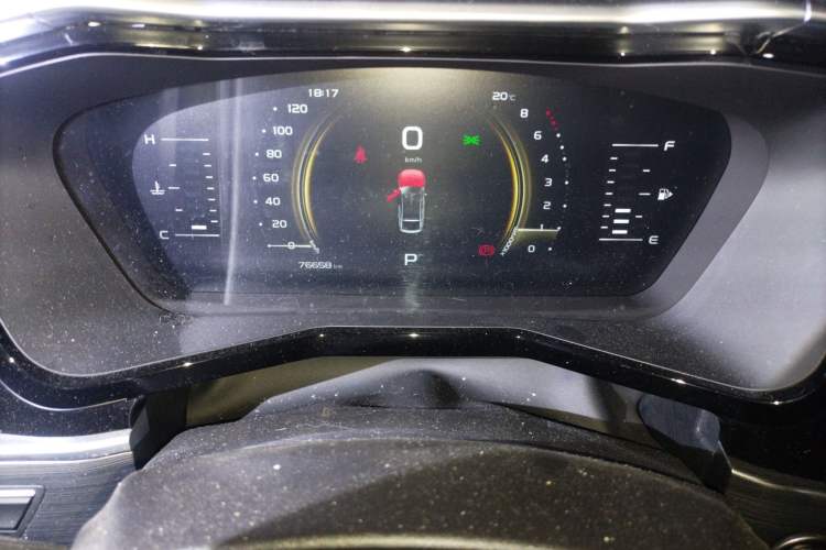 Used Geely Auto Monjaro 2020 High-Energy Edition 350T Yáoxīngzhě Odometer Close Up