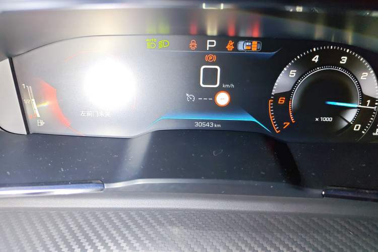 Used Peugeot 508 2022 508L 400THP PureTech Driving Control Edition Odometer Close Up