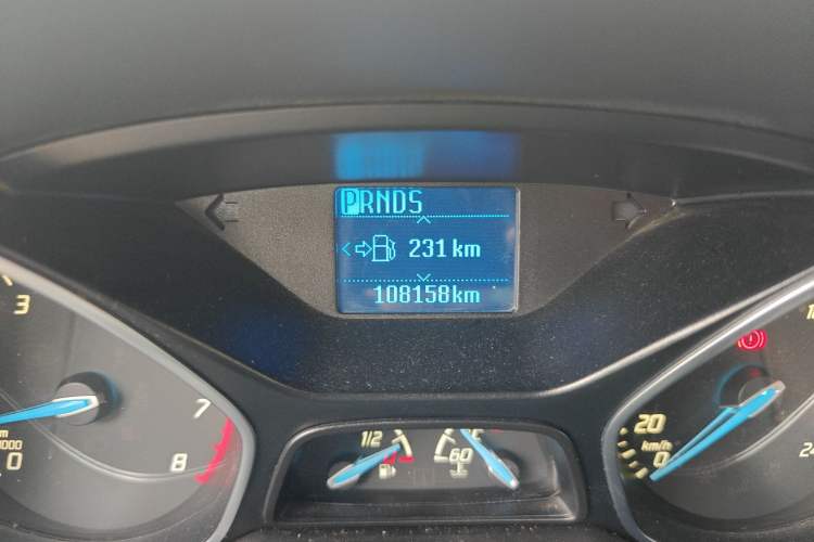 Used Ford Focus 2012 Sedan 1.6L Automatic Fashion Edition Odometer Close Up