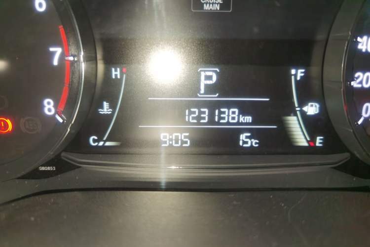 Used Honda Avancier 2019 240TURBO Two-Wheel Drive Elite Edition Odometer Close Up