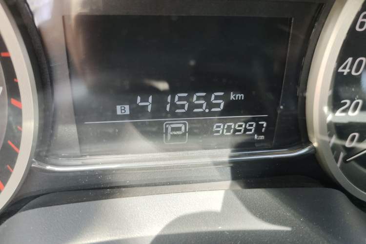 Used Nissan Sylphy 2016 1.6 XL CVT Luxury Edition Odometer Close Up