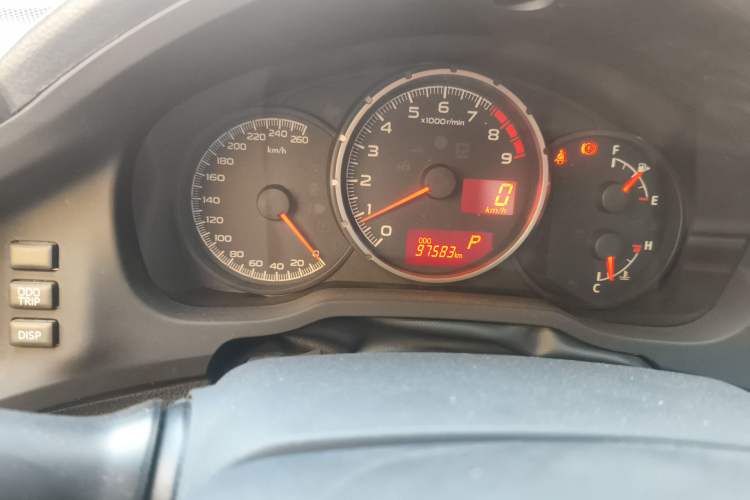 Used Subaru BRZ 2015 2.0i Automatic Model Odometer Close Up