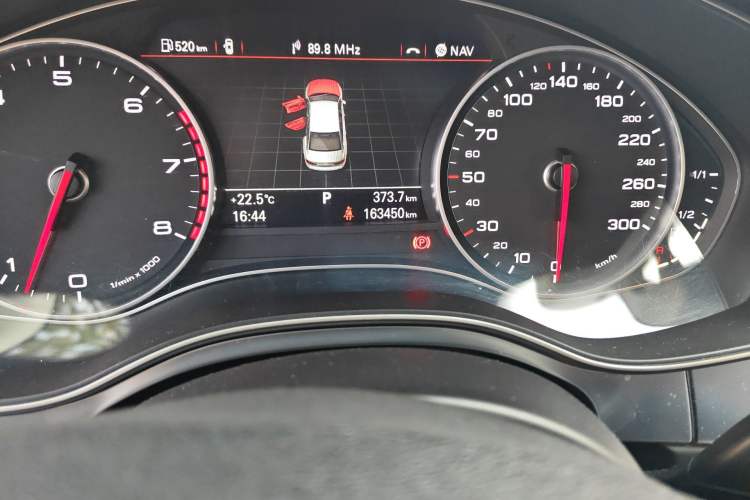 Used Audi A6L 2012 30 FSI Technology Edition Odometer Close Up