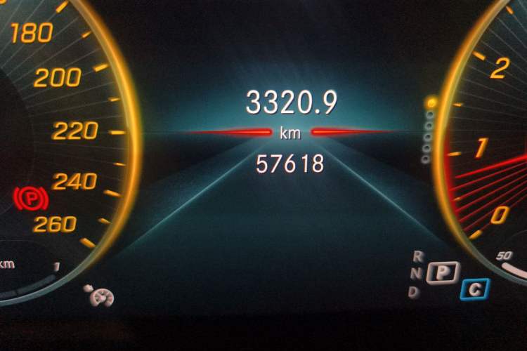 Used Mercedes-Benz GLC 2020 GLC 260 L 4MATIC Luxury Model Odometer Close Up