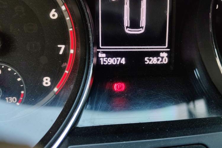 Used Volkswagen Teramont 2017 380TSI Four-Wheel Drive Luxury Edition Odometer Close Up