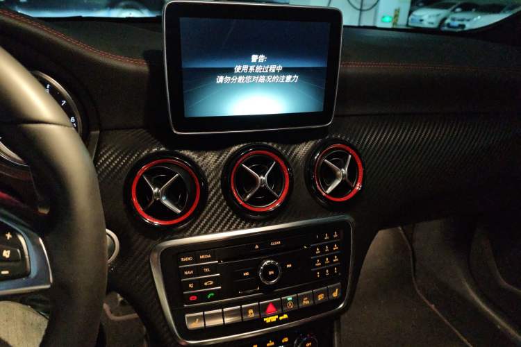 Used Mercedes-Benz A AMG 2016 AMG A 45 4MATIC Audio And AC Panel