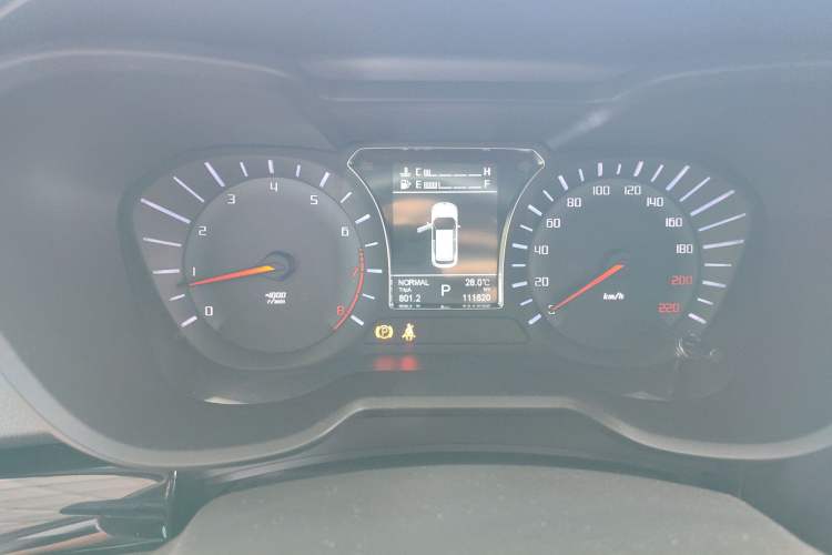 Used GAC Trumpchi GS4 2017 235T Automatic Two-Wheel Drive Luxury Smart Connectivity Version Instrument Cluster