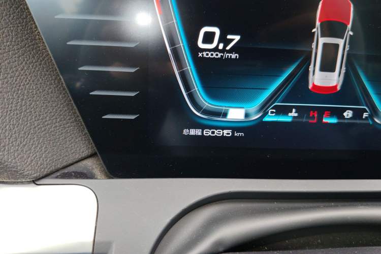 Used BYD Song Pro 2019 1.5T Automatic Elite Edition Odometer Close Up