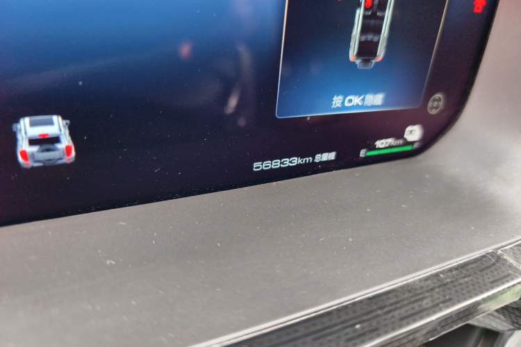 Used Tank 400 New Energy 2023 Hi4-T Super Edition Odometer Close Up