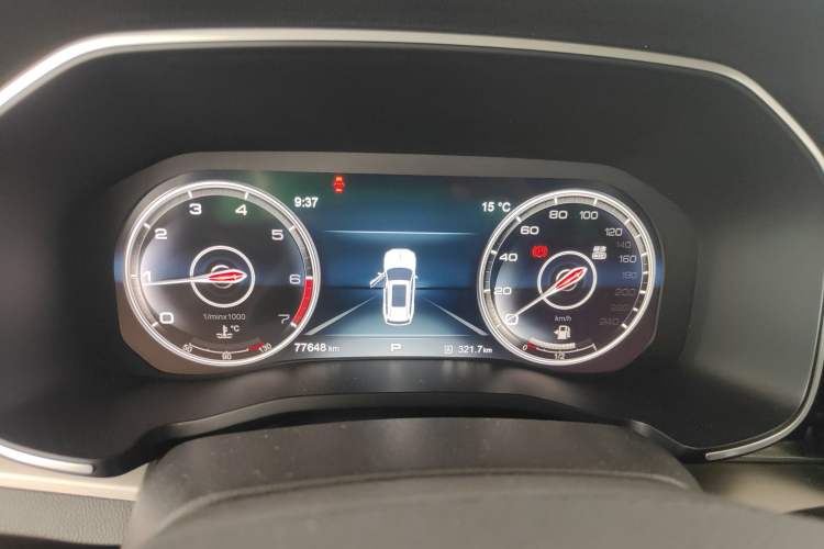 Used Hongqi HS7 2019 3.0T Automatic All-Wheel Drive Smart Connect Flagship Edition Instrument Cluster