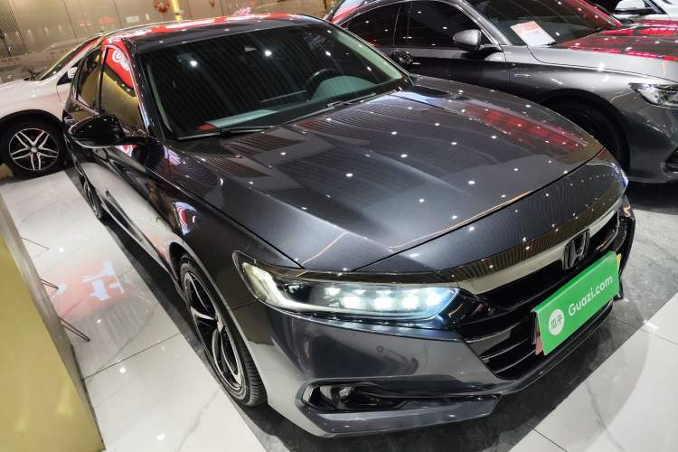Used Honda Accord 2022 260TURBO Phantom Night · Prestige Edition Front Right 45 Deg