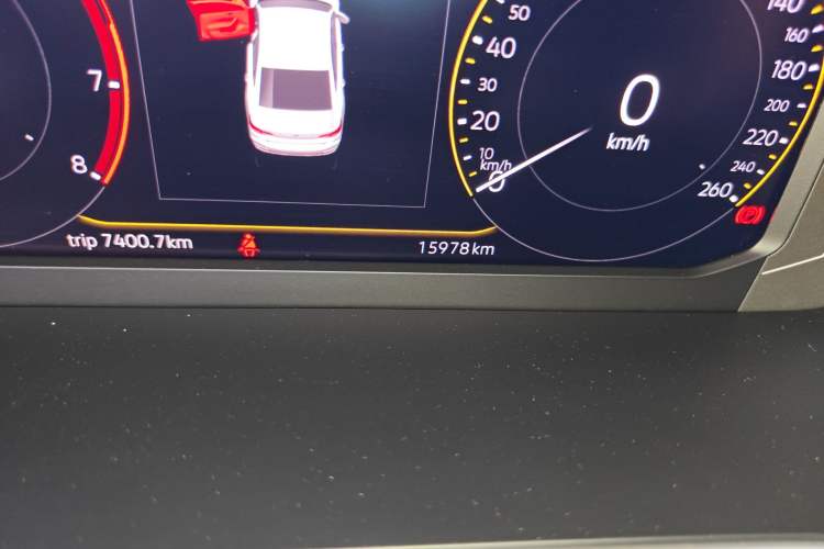 Used Volkswagen Lavida 2023 Revised Version 1.5L Automatic 5 Millionth Edition Odometer Close Up