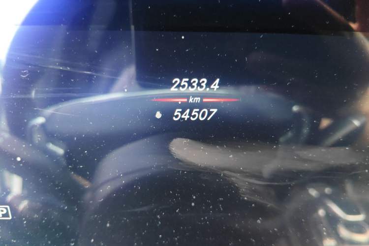 Used Mercedes-Benz E-Class 2018 Restyled E 300 L Sporty and Stylish Edition Odometer Close Up