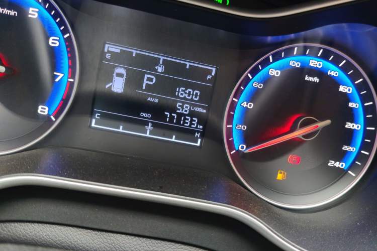 Used Geely Auto Vision 2018 1.5L Automatic Happiness Edition Odometer Close Up