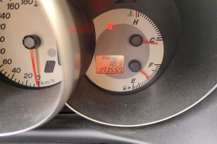 Used Mazda 3 2010 1.6L Automatic Classic Stylish Version Odometer Close Up