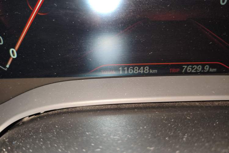 Used BMW 5 Series 2019 525Li M Sport Package Odometer Close Up