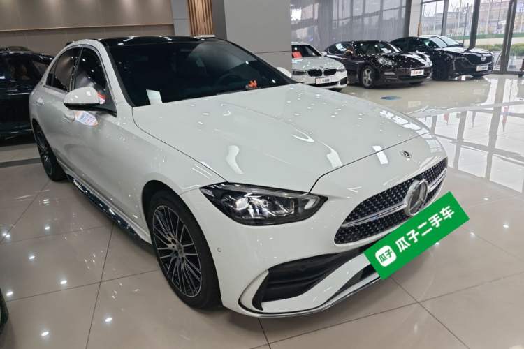 Used Mercedes-Benz C-Class 2022 C 200 L Sport Edition Front Right 45 Deg