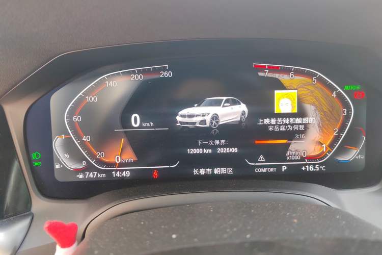 Used BMW 3 Series 2022 325Li M Sport Package Instrument Cluster