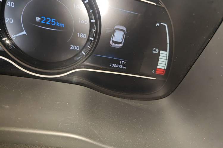 Used Hyundai ENCINO Electric 2020 GLS ZhiJie Edition Odometer Close Up