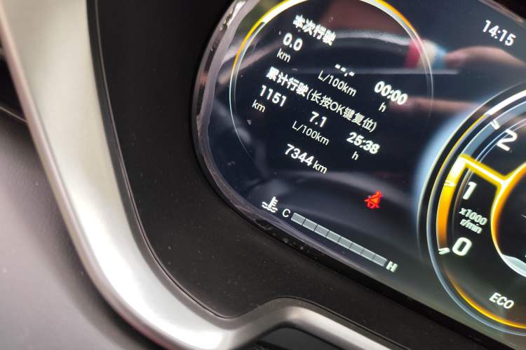 Used GAC Trumpchi GS4 2023 270T Automatic Smart Drive Technology Edition Odometer Close Up