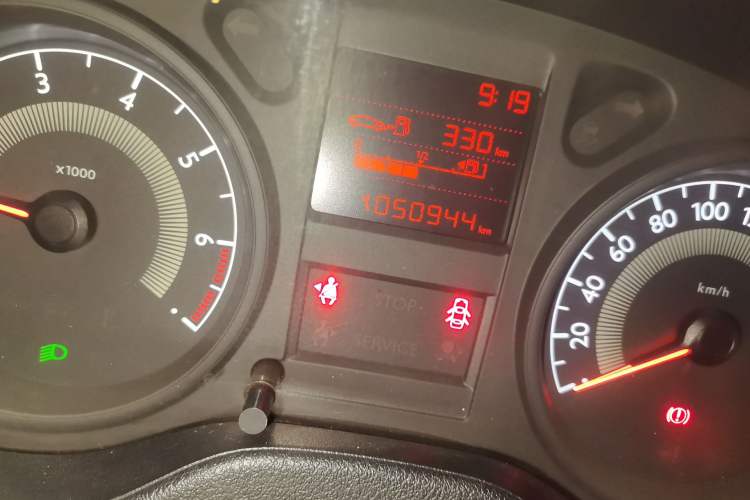 Used Peugeot 301 2014 1.6L Manual Comfort Edition Odometer Close Up