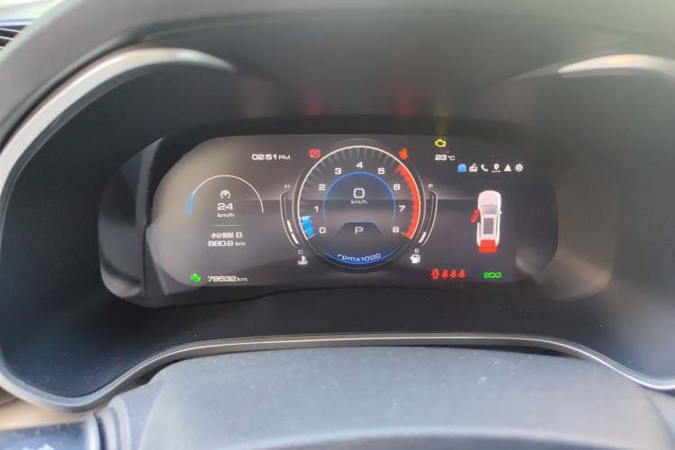 Used Wey VV6 2020 2.0T Two-Wheel Drive Smart Enjoyment+ Instrument Cluster