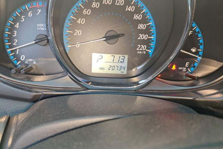 Used Toyota YARiS L Zhi Xiang 2019 1.5E CVT Dynamic Edition China VI compliant Odometer Close Up